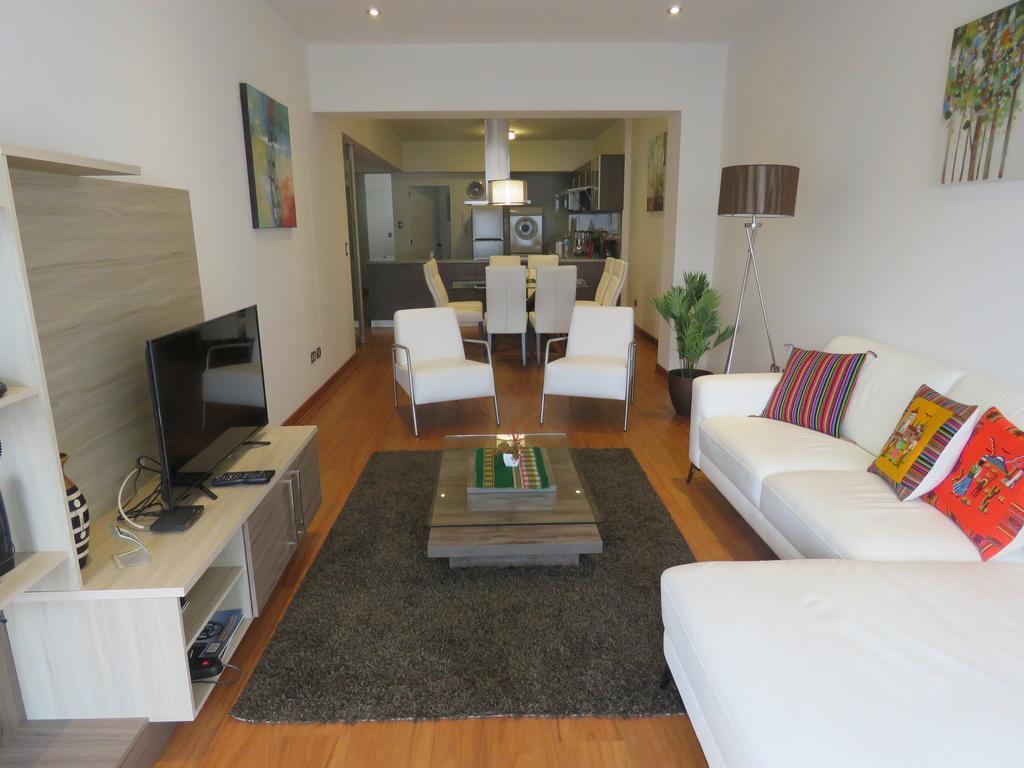 Spacious Apartment In Miraflores Lima Ruang foto